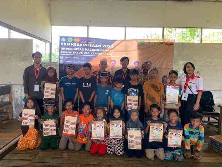 Penyuluhan Kesehatan Gigi dan Mulut di MI Darussalam Desa Sei Bakut (Dokpri)