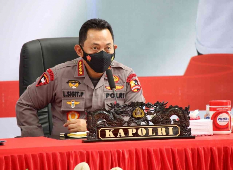 Kapolri Jenderal Polisi Listyo Sigit Prabowo. Sumber: Dok. Humas Polri by Pikiran Rakyat.