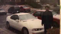 Saya dengan mobil Honda Prelude 1994. Di tahun 2004 saat hujan es di Atlanta Georgia AS. Dokpri.