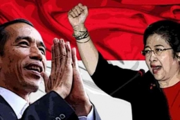 Presiden Jokowi dan Megawati Soekarnoputri. Sumber: Suara Merdeka