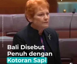 Senator Pauline Hanson (dok.kumparan.com)