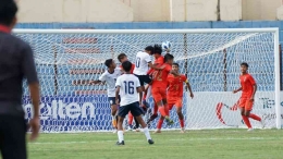 Myanmar berhasil menjadi juara Grup C setelah mengalahkan Kamboja dengan skor tipis 1-0. | Sumber: AFF Press