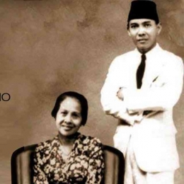 Inggit dan Soekarno. Sumber: https://id.wikipedia.org/wiki/Inggit_Garnasih 