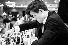 (Magnus Carlsen/Peringkat 1 Dunia Dok: chessolympiad.fide.com)