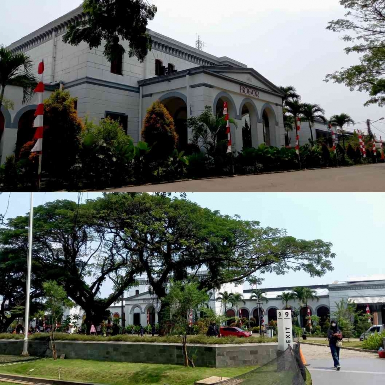 Setasiun Bogor yang sudah cukup lama pulih. Foto : Parlin Pakpahan.