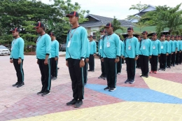 Peserta penguatan Fisik, Mental dan Kedisiplinan Sebanyak 40 orang personil petugas dari Lapas Kelas IIA Gorontalo.Senin, 08/08/2022.  Dokpri