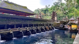 Area Ritual Melukat di Pura Tirta Empul (Dokumentasi pribadi)