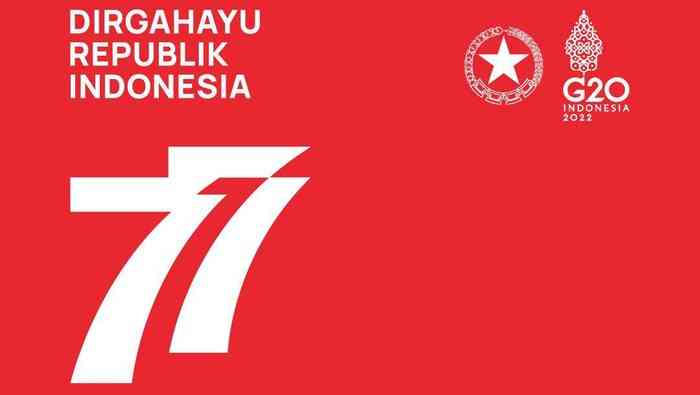 Logo Dirgahayu Republik Indonesia 77 Tahun ( setneg)