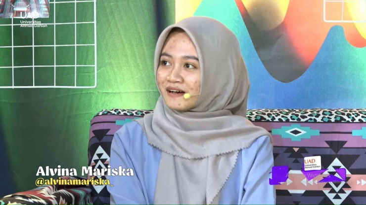 Alvina Mariska mahasiswa Program Studi Farmasi Universitas Ahmad Dahlan (UAD) (Foto: Eka Marcella)