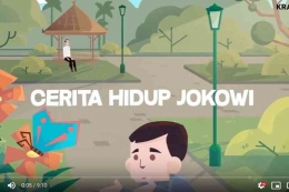 Animasi Perjalanan Hidup Presiden Jokowi, Foto Dok. Kompas.com, By Akun YouTube Jokowi