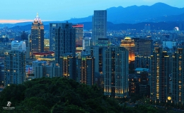 Gedung-gedung tinggi di pusat kota Taipei. Sumber: dokumentasi pribadi