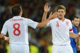 Gerrard dan Lampard (Sumber: kompas.com)