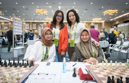  (Tim Catur Putri Indonesia Dok: chessolympiad.fide.com)