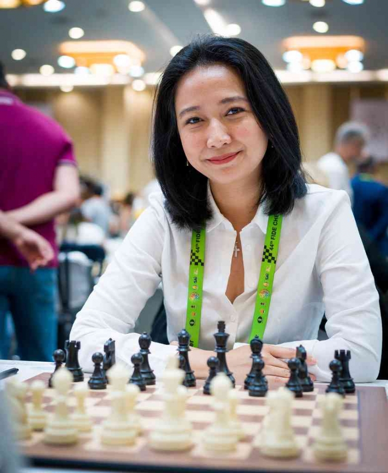 (WGM/IM Irine Kharisma Sukandar Dok: chessolympiad.fide.com)