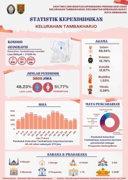 Infografis Data Kependudukan Kelurahan Tambakharjo/dokpri