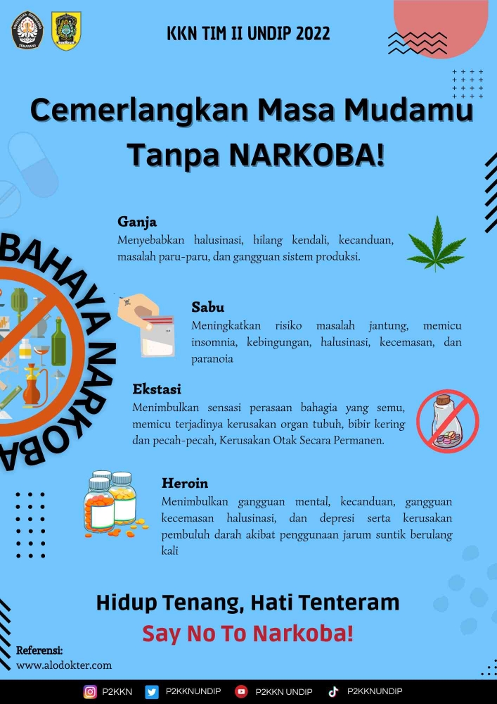 Kegiatan Rekreasi Sehat Anti Narkoba di Desa