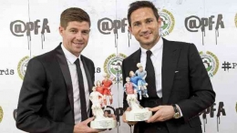 Gerrard dan Lampard (Sumber: tribunnews.com)