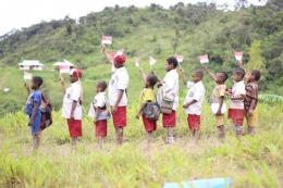 Ilustrasi Gambar anak-anak yang tinggal di daerah pegunungan| kompas.com