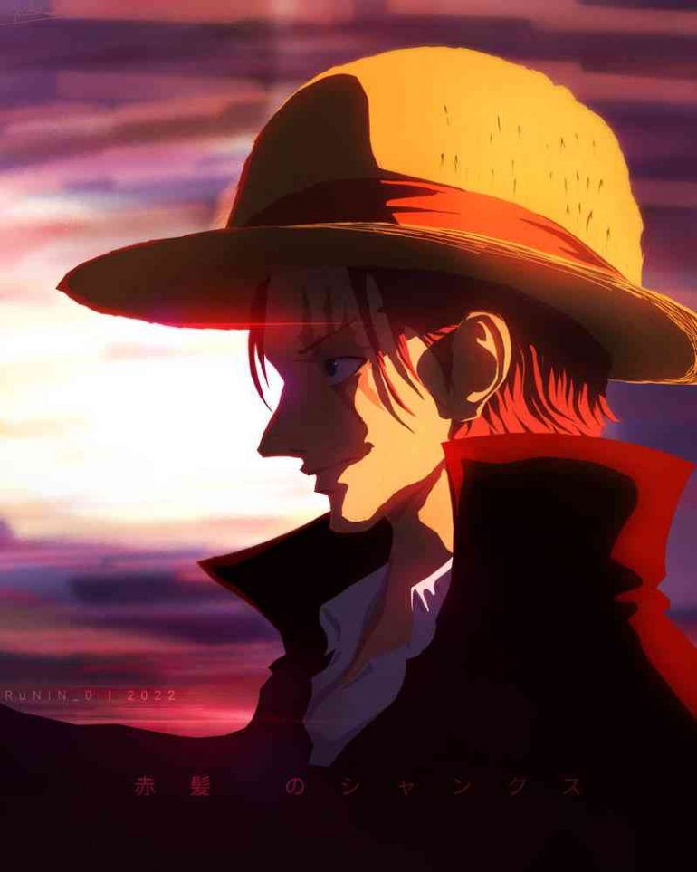 AKAGAMI SHANKS WALLPAPER. (Sumber: DeviantArt by RuNiN-0)