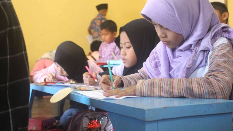 Peserta didik Madrasah Al-Hasan, Cibiru Wetan/dokpri