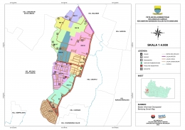 Hasil pembuatan peta batas Kelurahan Cijerah. Sumber: Dokumen pribadi
