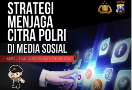  Cover Buku : Strategi Menjaga CItra Polri Di Media Sosial
