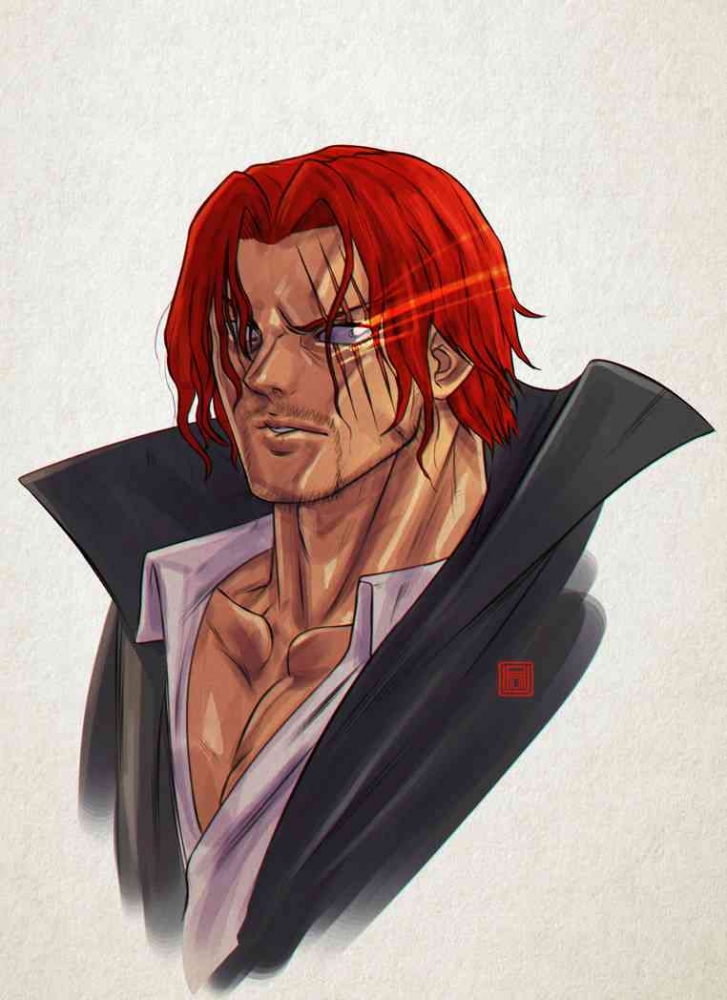 Shanks One Piece Haki Wallpaper. (DeviantArt by darkeyez07)