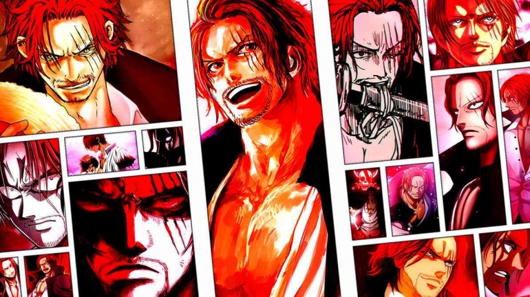 Grid Style Shanks One Pieces Fan Arts. (sumber: DeviantArt by SPAMMBOY)