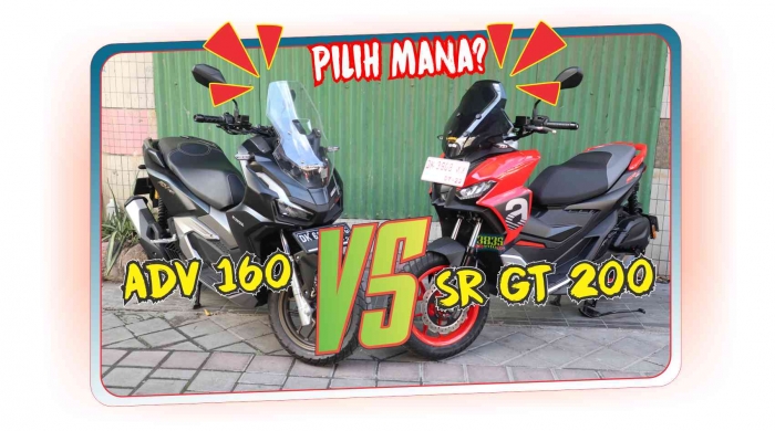 beda honda adv 160 dengan aprilia sr gt 200/dokpri