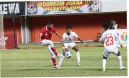 Duel Indonesia vs Myanmar/okezone