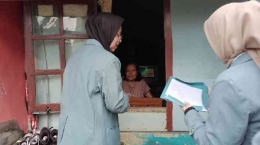Mahasiswa KKN-T UPI Melakukan Pendataan Rumah Tangga Pengguna Internet di Wilayah Gunung Nangka