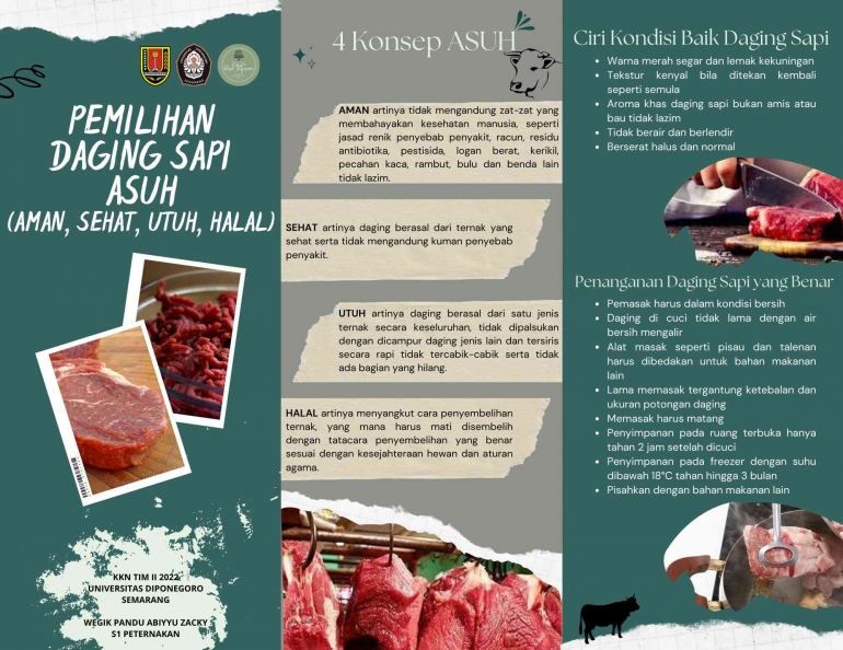 Leaflet Pemilihan Daging Sapi ASUH