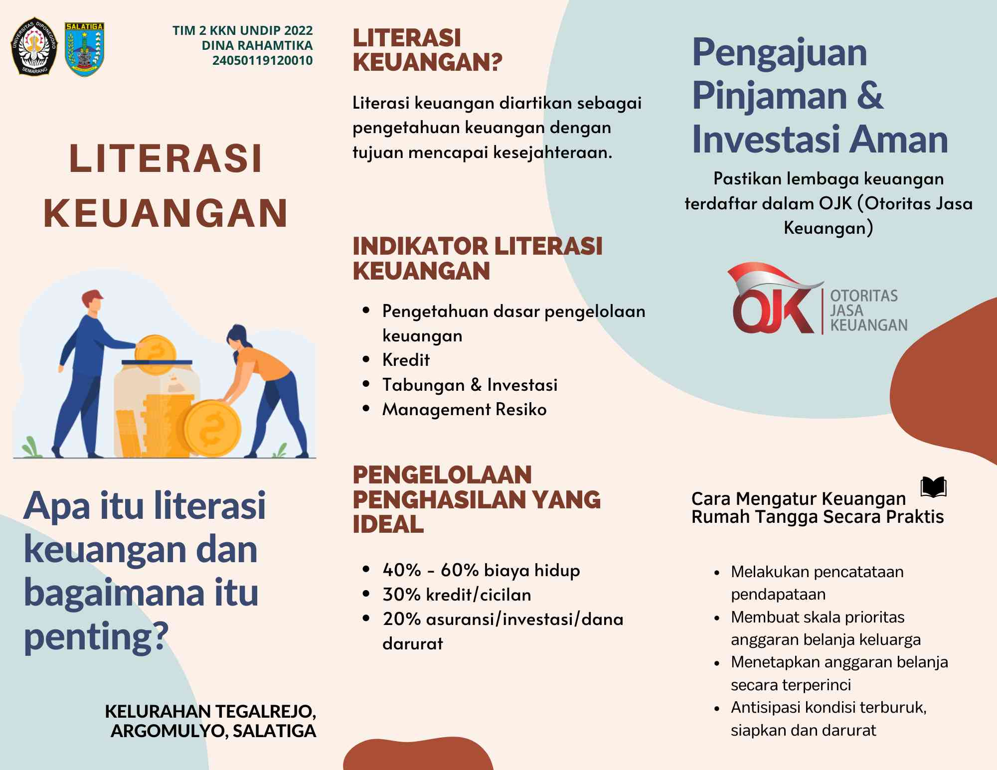 Literasi Keuangan Itu Penting! Mahasiswa KKN Undip Memberikan ...