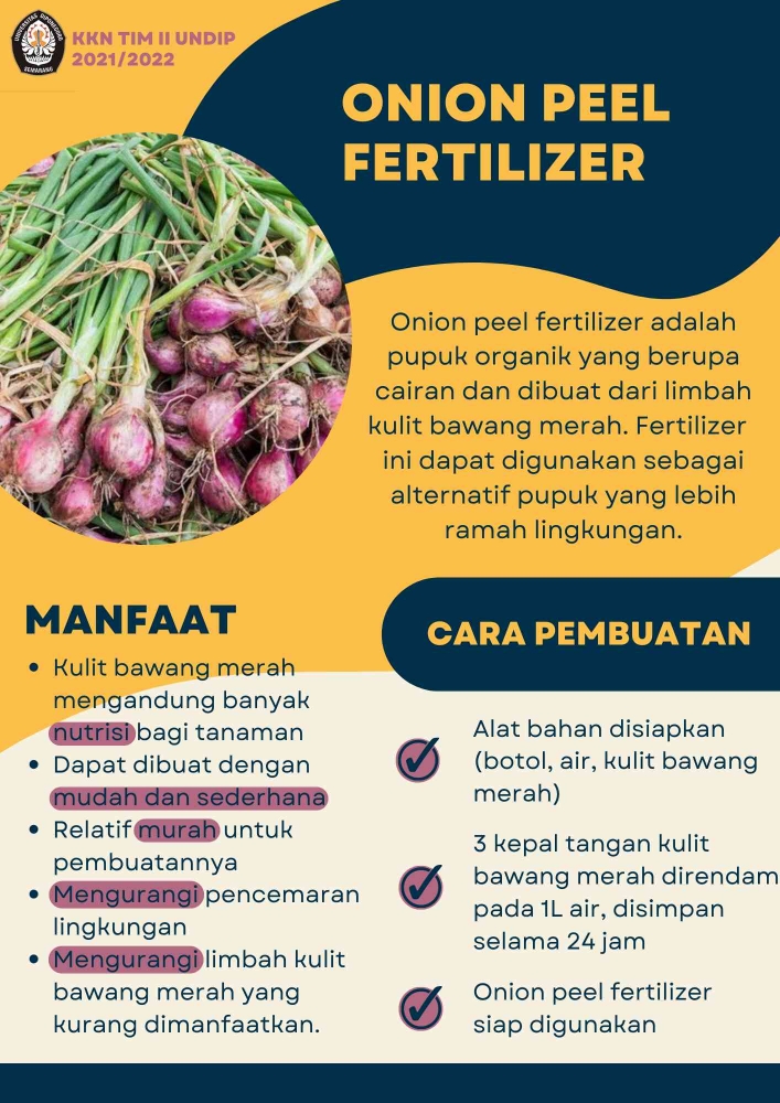 Poster Onion Peel Fertilizer (OPF)
