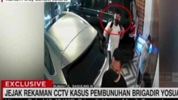 Rekaman CCTV kasus Brigadir J beredar luas di media sosial. | Sumber: CNN Indonesia