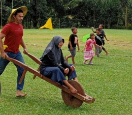 Kerito Surong, alat angkut tradisional di Bangka (dokpri)