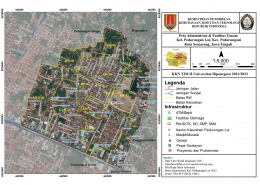 (12/08/22) Peta Administrasi dan Fasilitas Umum Terbaru Kelurahan Pedurungan Lor (Sumber : Dokumen Pribadi)