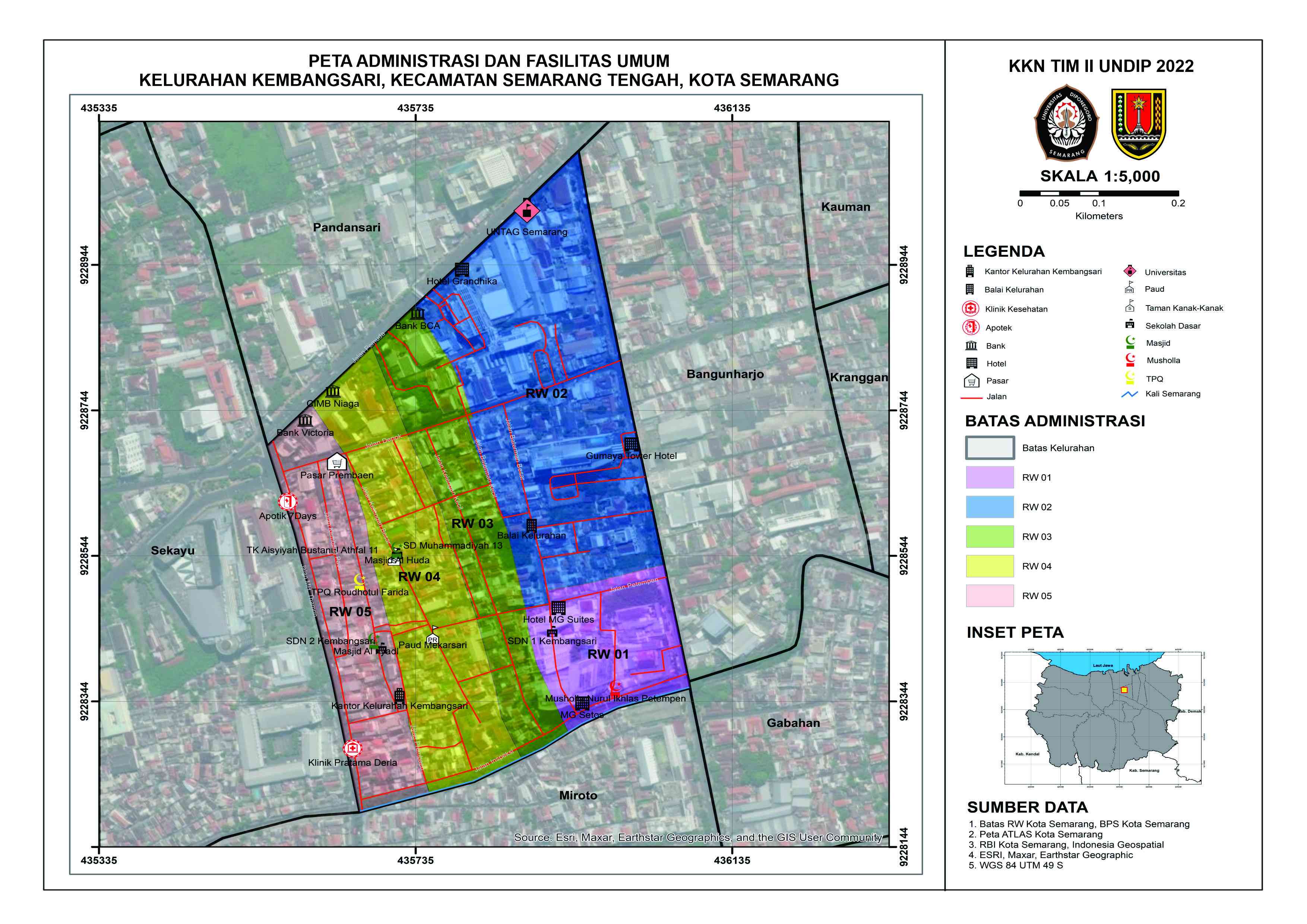 Peta Administrasi Dan Fasilitas Umum Berbasis GIS Mewujudkan Program ...