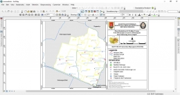 (12/08/22) Proses Pengerjaan Peta di Software ArcGIS 10.3 (Sumber : Dokumen Pribadi)