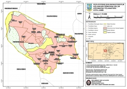 Peta Potensi dan Infrastruktur wilayah Kelurahan Pematang Sulur (Sumber: Dokumen Pribadi)