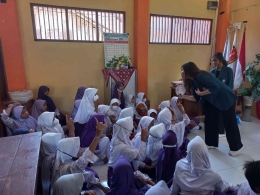 Sesi diskusi dengan siswa-siswi SDN 01 Sembungharjo    (dokpri)