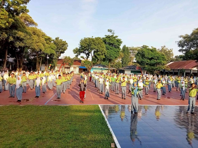 Senam Menuju Generasi Sehat. Dokpri