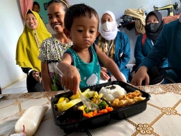 Dokumentasi Balita Penerima Makanan Bergizi Seimbang/dokpri
