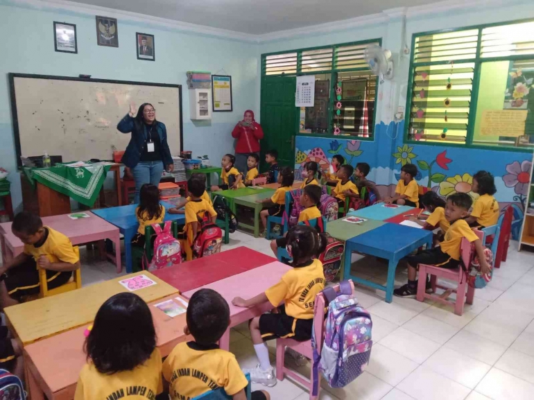 Kegiatan Belajar Mengajar di TK Nusa Indah, Lamper Tengah