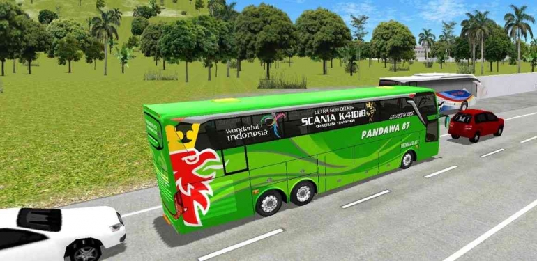 ES Bus Simulator Pariwisata via Play Store