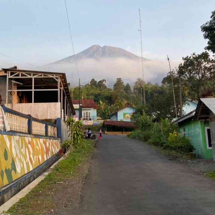 Pemadangan Gunung Slamet dari Desa Gunungsari, Kecamatan Pulosari, Kabupaten Pemalang/Dokpri