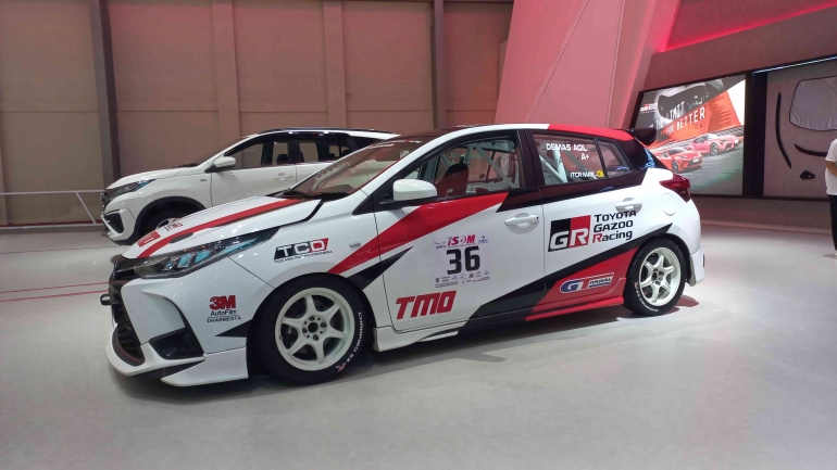 Toyota Yaris andalan Driver Demas dalam Team TGRI. Dokpri