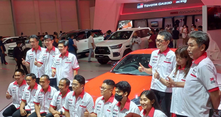 Peluncuran All New GR86 bersama TOYOTA GAZOO RACING Indonesia Team. Dokpri