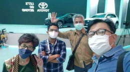 Rame-rame ke booth Toyota (dok.Arief Pokto)