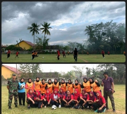 Pembukaan Agustusan di Desa Langkap : Hiburan Sepak Bola Emak-emak 